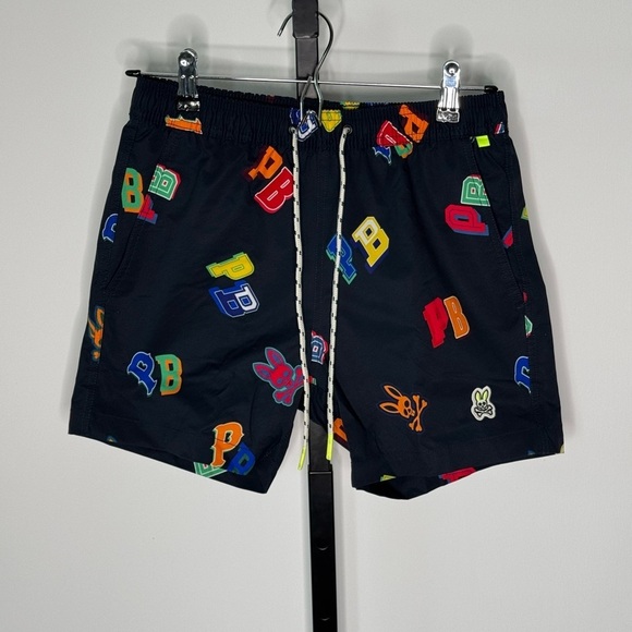 Psycho Bunny Multicolor Swim Trunks - Picture 3 of 6